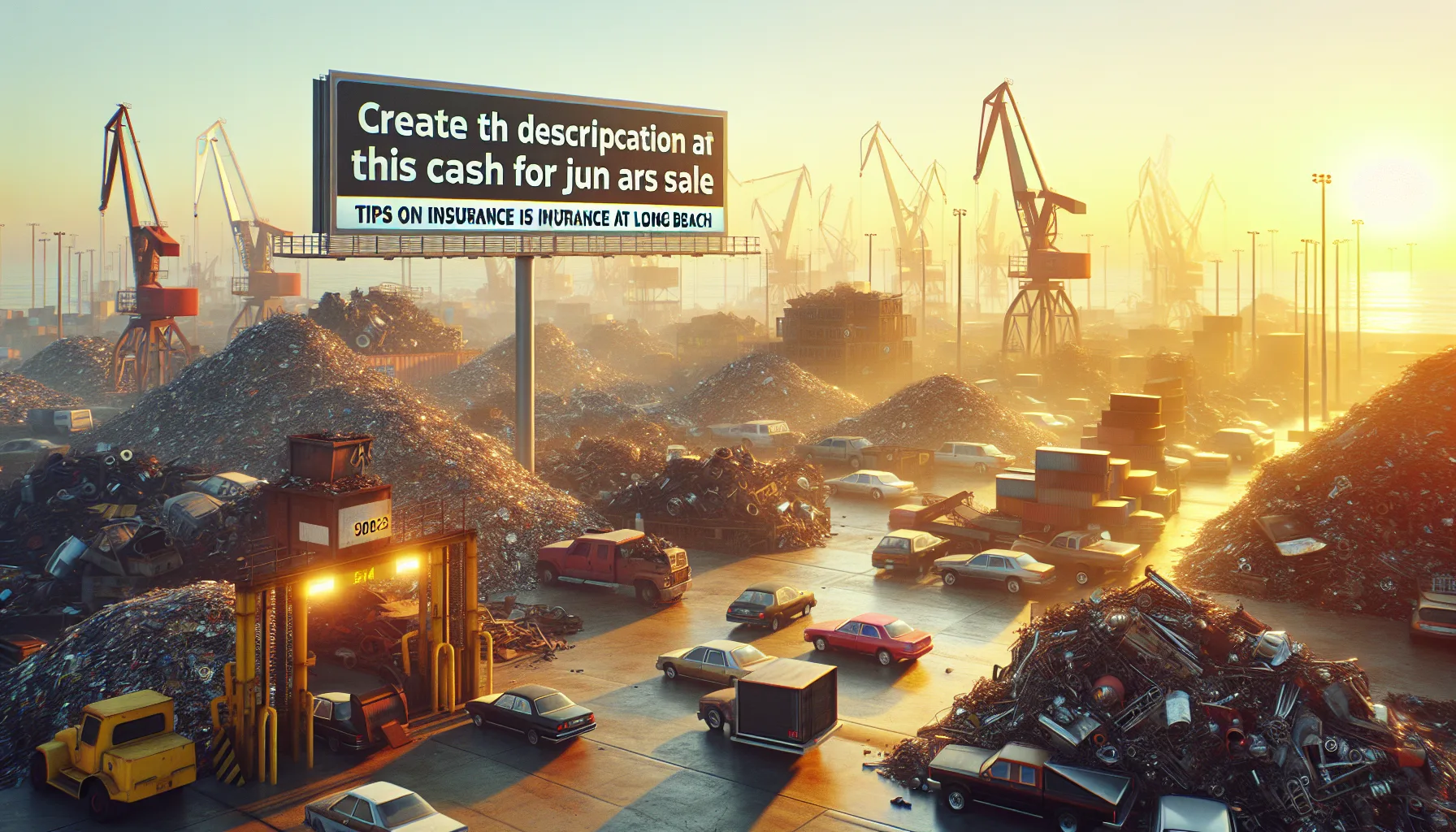 Long Beach Insurance Tips After Cash for Junk Cars Sale