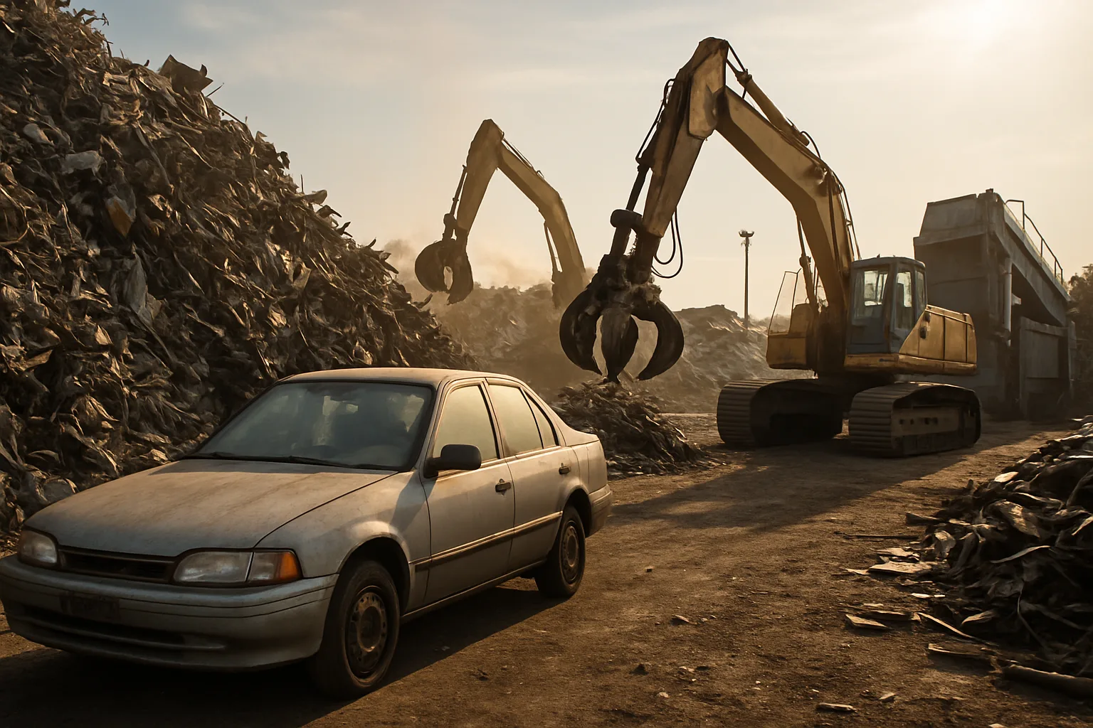Scrap Car Value Los Angeles | Weight Determines Price
