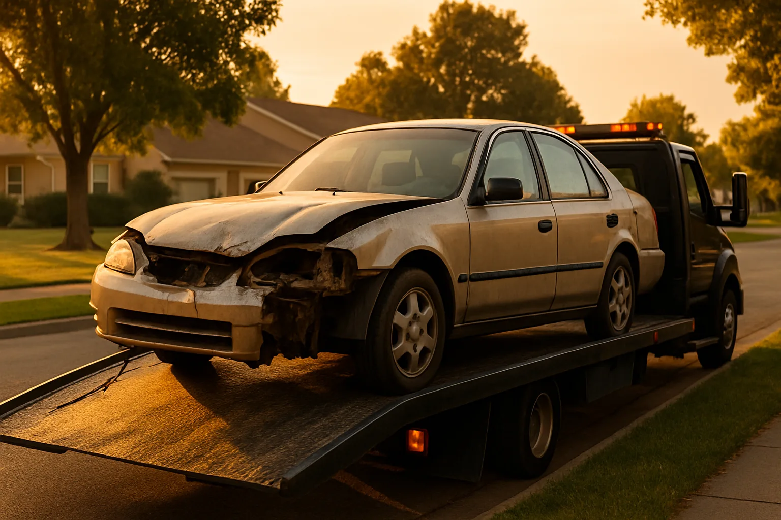 Damaged Car Cash Value Mesa | Flood & Fire Impact